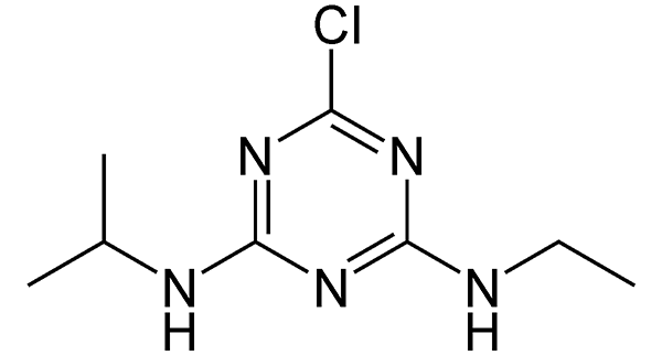 Химическая структура атразина